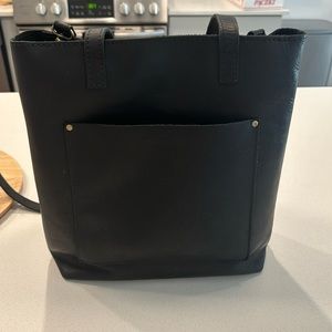 Portland Leather Crossbody Tote